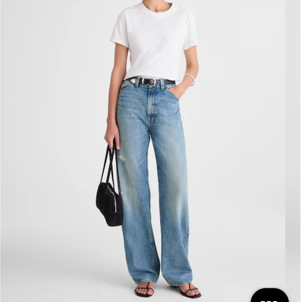 Madewell Light Blue Wide-Leg Jeans